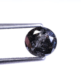 0.83 Carat Natural Round Cut Salt And Pepper Loose Diamond For Ring