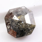 1.53 Ct Asscher cut black diamond loose stone with deep fancy color, ideal for engagement ring and custom fine jewelry