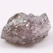 Uncut diamond stone texture Diamond ring with pink center stone