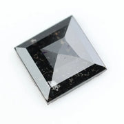 Premium lab-grown black diamond with a brilliant square cut, perfect for eco-conscious jewelry lovers seeking sustainable, conflict-free gemstones.