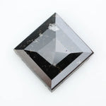 Premium lab-grown black diamond with a brilliant square cut, perfect for eco-conscious jewelry lovers seeking sustainable, conflict-free gemstones.