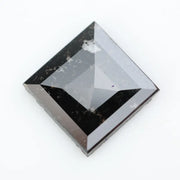 Premium lab-grown black diamond with a brilliant square cut, perfect for eco-conscious jewelry lovers seeking sustainable, conflict-free gemstones.