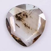 0.71 Ct Pear Cut Lab Grown Fancy Brown  Natural-Loose Diamond for Handmade Jewelry.