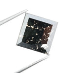 Premium lab-grown black diamond with a brilliant square cut, perfect for eco-conscious jewelry lovers seeking sustainable, conflict-free gemstones.