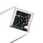 Premium lab-grown black diamond with a brilliant square cut, perfect for eco-conscious jewelry lovers seeking sustainable, conflict-free gemstones.