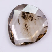 0.71 Ct Pear Cut Lab Grown Fancy Brown  Natural-Loose Diamond for Handmade Jewelry.