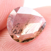 0.71 Ct Pear Cut Lab Grown Fancy Brown  Natural-Loose Diamond for Handmade Jewelry.