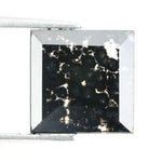 Premium lab-grown black diamond with a brilliant square cut, perfect for eco-conscious jewelry lovers seeking sustainable, conflict-free gemstones.