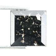 Premium lab-grown black diamond with a brilliant square cut, perfect for eco-conscious jewelry lovers seeking sustainable, conflict-free gemstones.