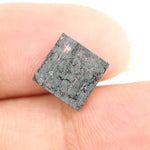Premium lab-grown black diamond with a brilliant square cut, perfect for eco-conscious jewelry lovers seeking sustainable, conflict-free gemstones.