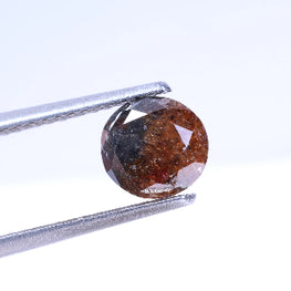 1.14 Carat Natural Brown Color Round Shape Salt And Pepper Diamond