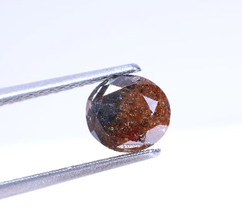 1.14 Carat Natural Brown Color Round Shape Salt And Pepper Diamond