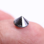 3 carat solitaire round diamond ring with salt and pepper diamond loose, round cut diamond rings, loose pear diamonds, black faceted diamond