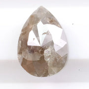 1.23 ct pear cut pink peach lab grown diamond loose stone with brilliant sparkle for engagement ring or fine jewelry design