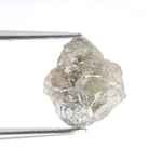 grey colour uncut raw loose diamond ring  of a raw diamond collection