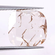 1.64 Ct, 9.2x8.8x1.6 MM, Cushion Cut Light Champagne Lab Grown Diamond