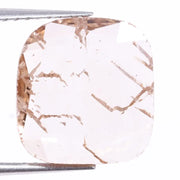 1.64 Ct, 9.2x8.8x1.6 MM, Cushion Cut Light Champagne Lab Grown Diamond