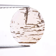0.93 CT 8.3x7.6x1.3 MM, Round Cut Lab Grown Diamond, Rare Fancy Light Brown CVD Loose Diamond, Ethical Eco-Friendly Stone for Fine Jewelry