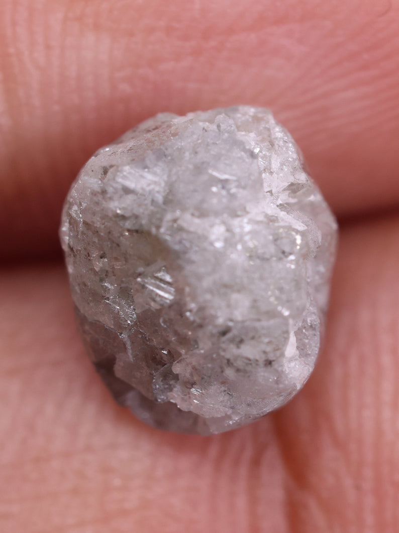 Shop - Natural Uncut Grey Diamond 3.00 Carat Rough Diamond ( 8.21*6.63*6.20 )