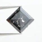 Lab-grown diamond with a pyramid cut showcasing brilliance and clarity, perfect for ethical and sustainable fine jewelry creations.