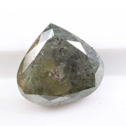 1.81 ct natural green pear cut diamond loose gemstone with brilliant sparkle for luxury custom jewelry design