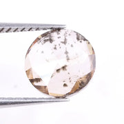 1.12 CT Round Cut Fancy Brown Lab Grown Diamond, 6.8 X 6.8 X 2.1 MM Ethical CVD Lab Created Loose Diamond, Sustainable Luxury Stone for Engagement Rings