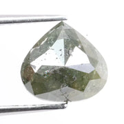 1.81 ct natural green pear cut diamond loose gemstone with brilliant sparkle for luxury custom jewelry design