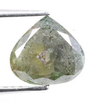 1.81 ct natural green pear cut diamond loose gemstone with brilliant sparkle for luxury custom jewelry design