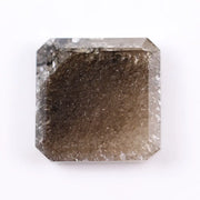 1.67 Ct fancy brown emerald cut lab grown diamond loose stone with warm sparkle and structured facets