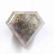 1.45 ct pentagon  cut natural gray diamond loose gemstone with sharp faceting for custom ring and fine jewelry making