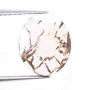 1.29 CT Oval Cut Light Brown Lab Grown Diamond, 8.9 X 7.5X 1.5 MM Ethical Conflict Free CVD Loose Diamond, Sustainable Lab Created Stone for Engagement Ring