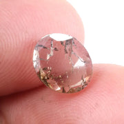 1.29 CT Oval Cut Light Brown Lab Grown Diamond, 8.9 X 7.5X 1.5 MM Ethical Conflict Free CVD Loose Diamond, Sustainable Lab Created Stone for Engagement Ring