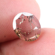 1.29 CT Oval Cut Light Brown Lab Grown Diamond, 8.9 X 7.5X 1.5 MM Ethical Conflict Free CVD Loose Diamond, Sustainable Lab Created Stone for Engagement Ring