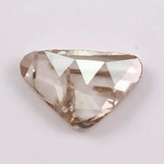 1.00 Ct brown and white trillion cut lab grown diamond loose stone with sharp triangular facets, ideal for engagement rings and modern designer jewelry.