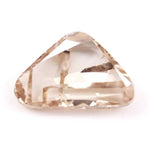 1.00 Ct brown and white trillion cut lab grown diamond loose stone with sharp triangular facets, ideal for engagement rings and modern designer jewelry.