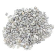 light grey and brown natural diamond chips with a raw uncut appearance