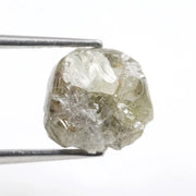 grey colour rough of a raw diamond and pure diamonds collection