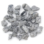 black raw diamond with a natural uncut rough surface for jewelry design projects