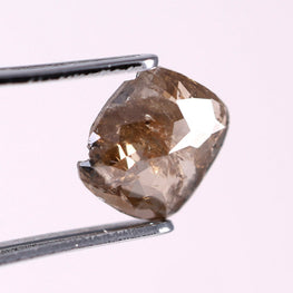 0.64 CT Cushion Shape Brown Earth Mined Fancy Natural Diamond