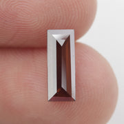 brown colour 0.94 carat natural lab grown diamond price  Baguette diamond ring natural