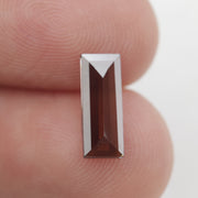 brown colour 0.94 carat natural lab grown diamond price  Baguette diamond ring natural