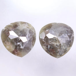 6.75 Carat Natural Pear Shape Loose Diamond Pair ( 11.57 X 10.46 ) ( 11.52 X 10.48 )
