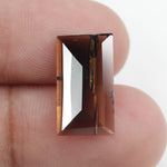 brown colour lab grown diamond earrings 2.54 carat lab grown diamond