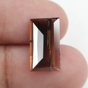 brown colour lab grown diamond earrings 2.54 carat lab grown diamond