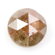 orange colour diamond 0.71 carat natural round cut diamond