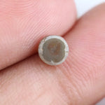 orange colour diamond 0.71 carat natural round cut diamond