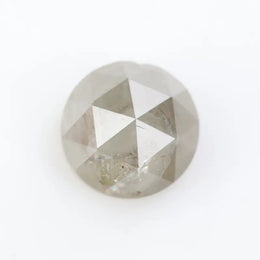 Fine 0.75Ct Natural Grey Colored Diamond Round Brilliant Cut Diamond Natural Polised Diamond For Custom Fine Jewelry 