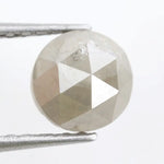 silver colour diamond natural round diamond