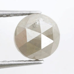 silver colour diamond natural round diamond