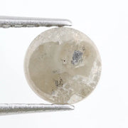 fine 0.75ct natural grey colored diamond round brilliant cut diamond natural polised diamond for custom fine jewelry 